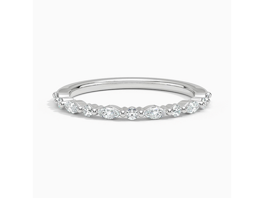 Diamond Elegance 1/4 ctw Alternating Pattern Ring