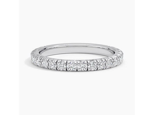 Radiant Reverie 5/8 ctw French Pave Diamond Band