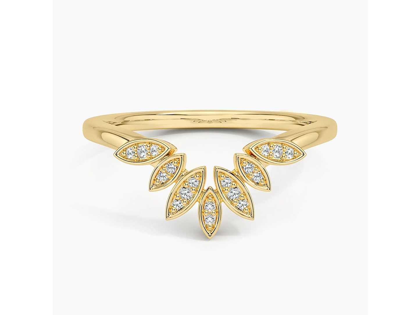 Floral Whispers Diamond Contour Ring