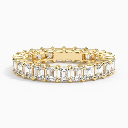 Timeless Elegance 18K Yellow Gold Lab Diamond Ring 2 ctw