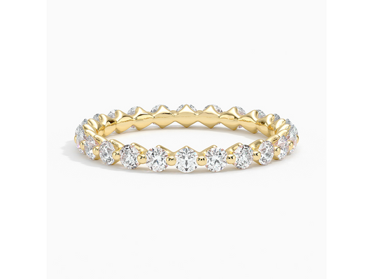 Spectacular Sparkle 1 ctw Lab Diamond Eternity Wedding ring