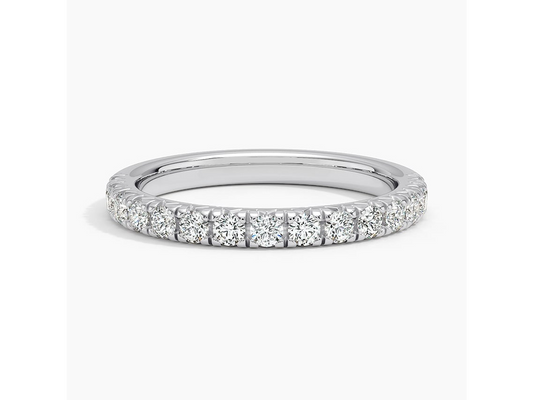 Glowing Elegance 1/2 ctw French Pavé Diamond Ring
