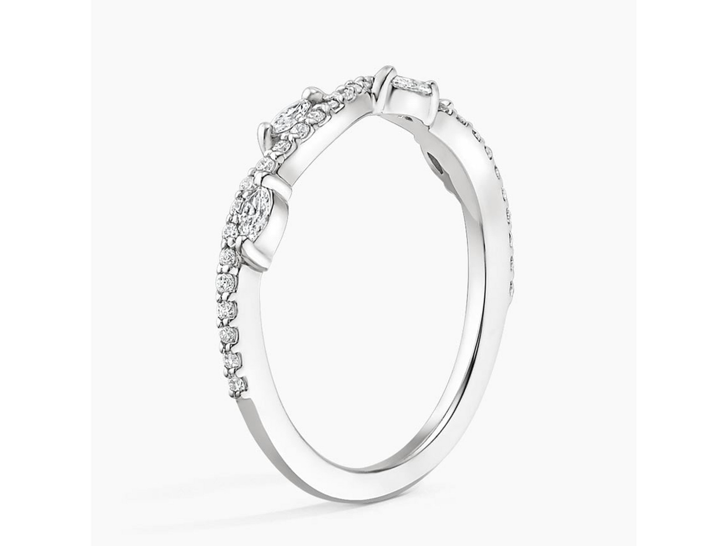 Nature's Embrace 1/4 ctw Diamond Vine Ring