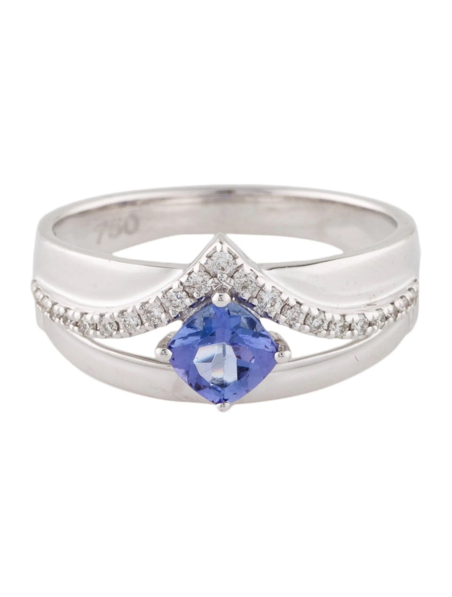 18K Tanzanite & Diamond Cocktail Ring