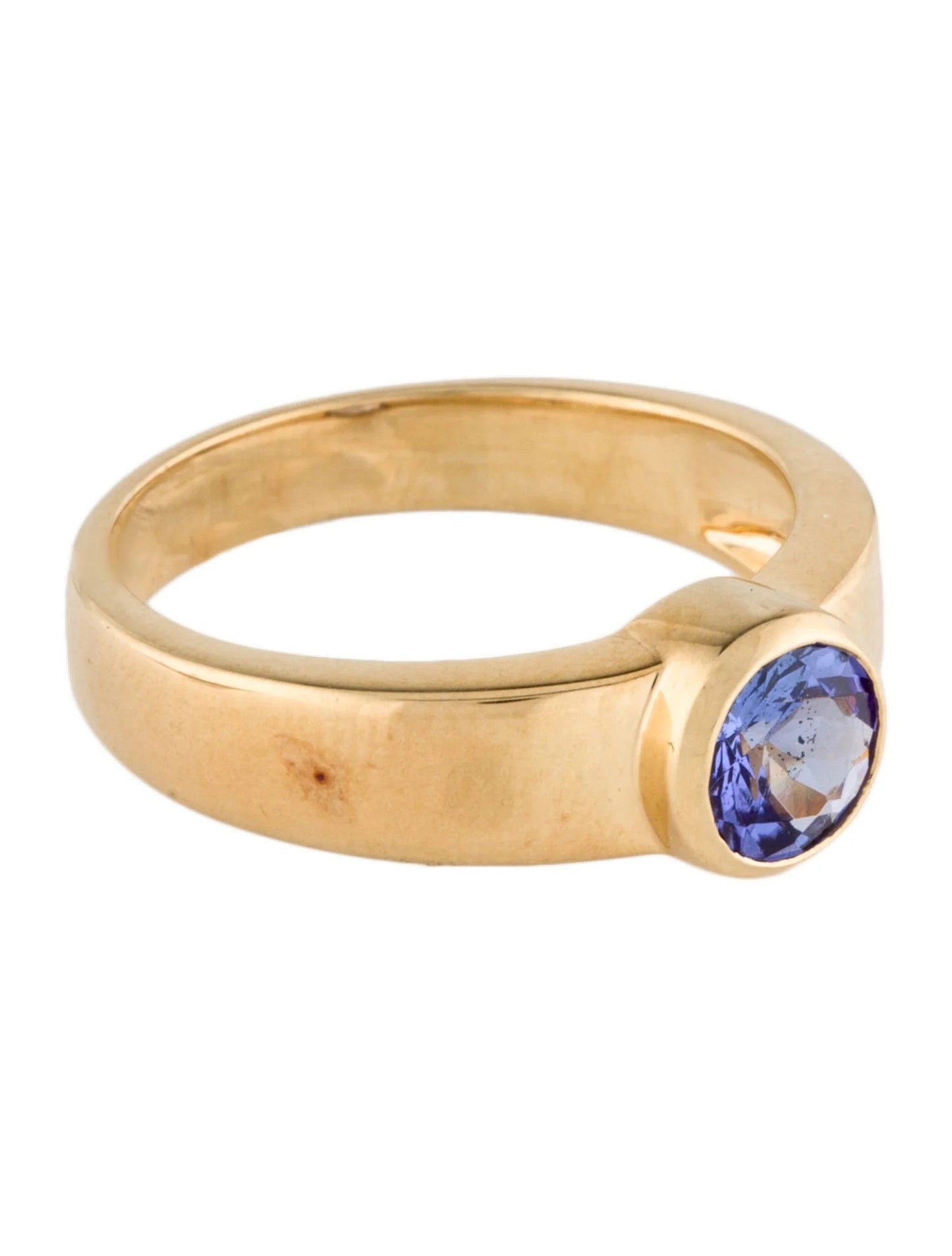 18K Tanzanite Band