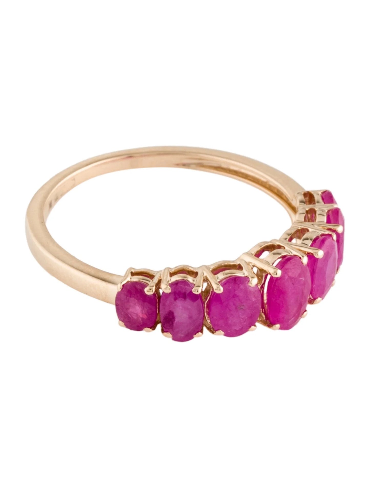 14K Ruby Band