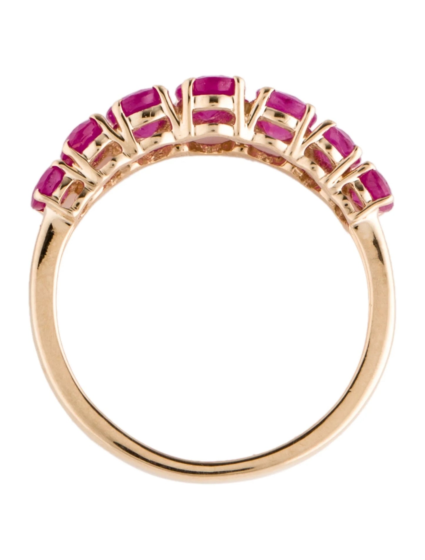14K Ruby Band