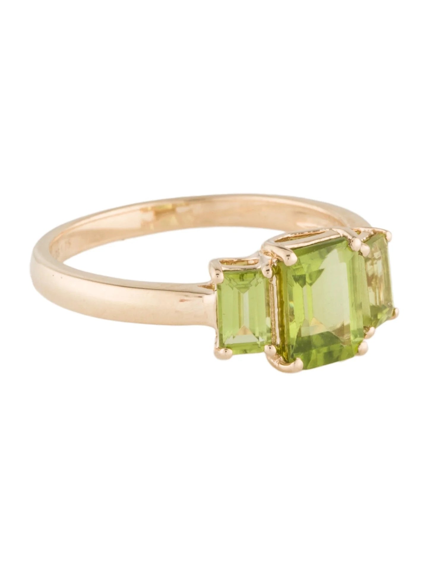 14K 1.76ctw Peridot Cocktail Ring