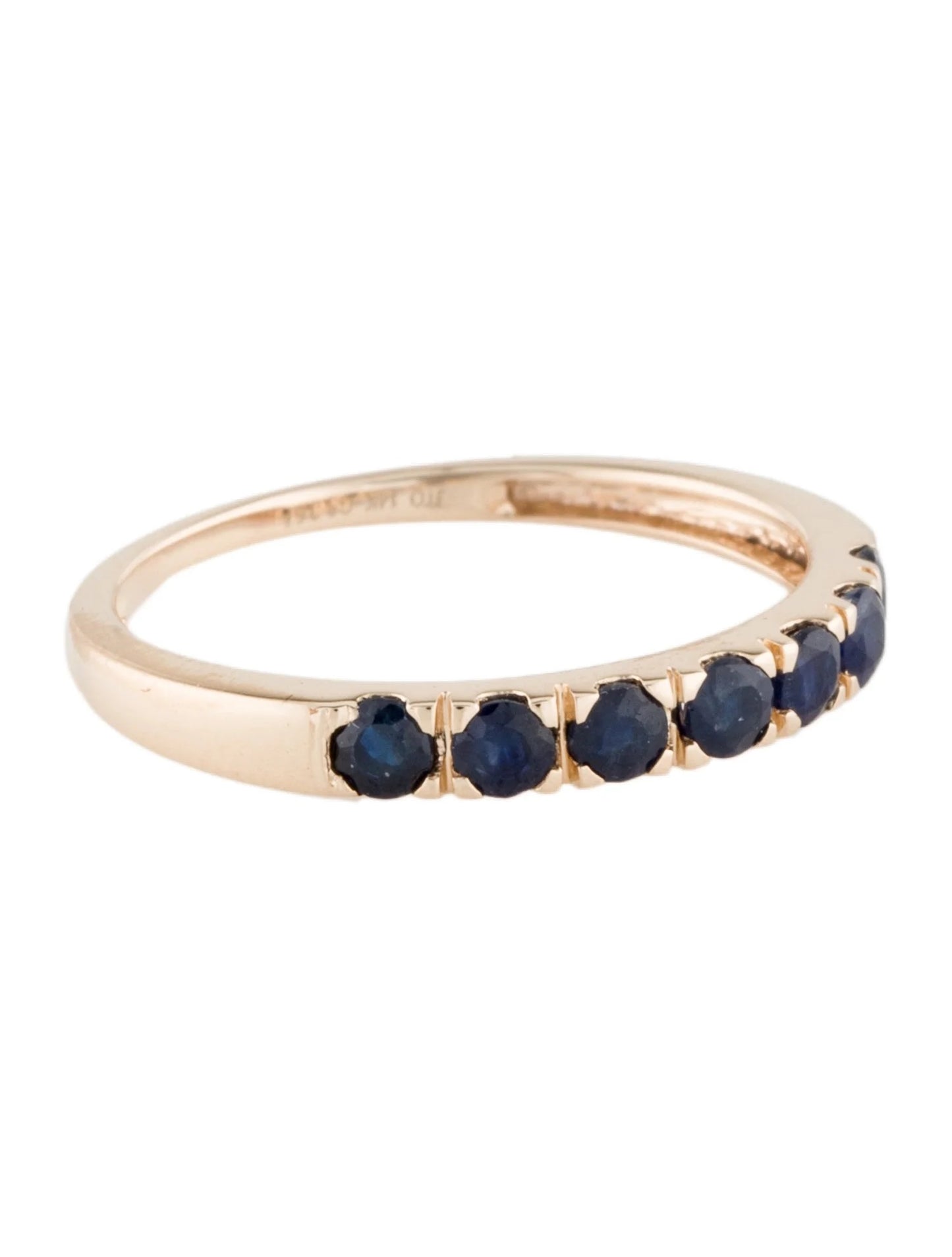14K Sapphire Band