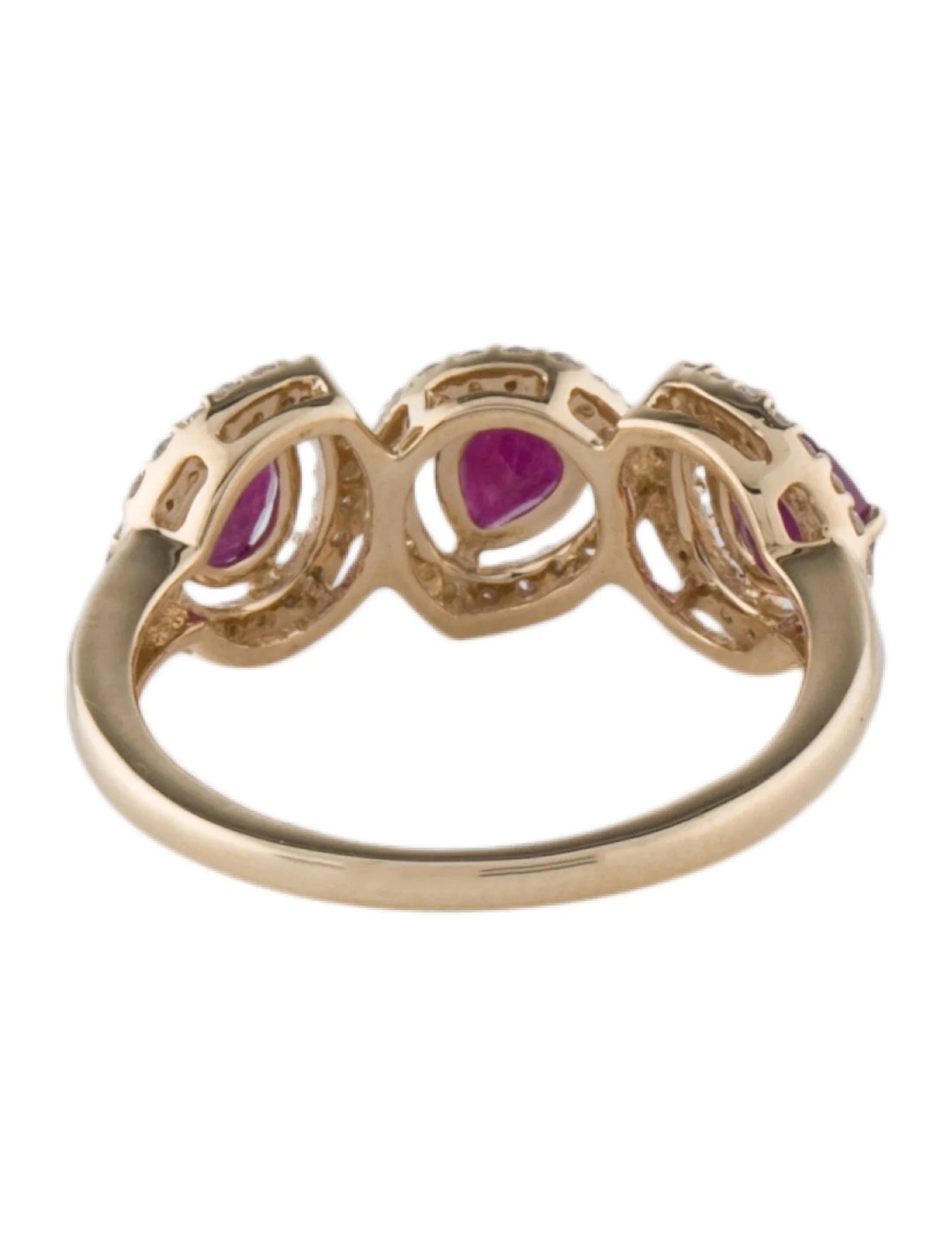 14K 1.35ctw Ruby & Diamond Cocktail Ring