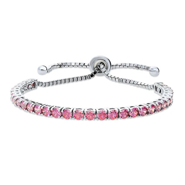 CZ Statement Tennis Bracelet in Sterling Silver