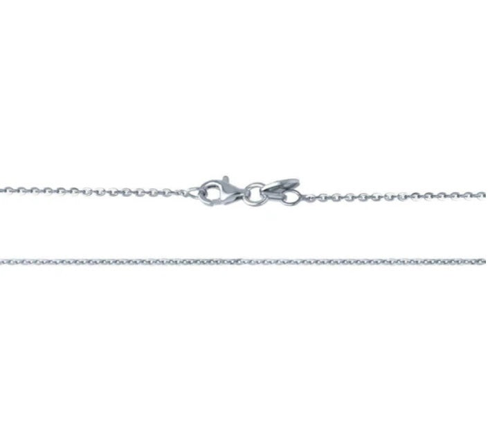 Italian Chain Necklace in Sterling Silver, 3 Piece