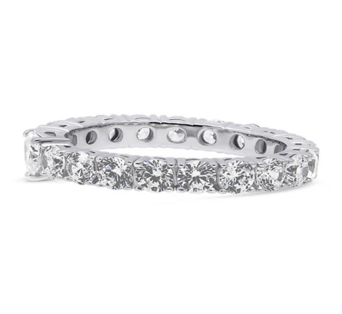 Solitaire 0.25ct Heart CZ Ring in Sterling Silver