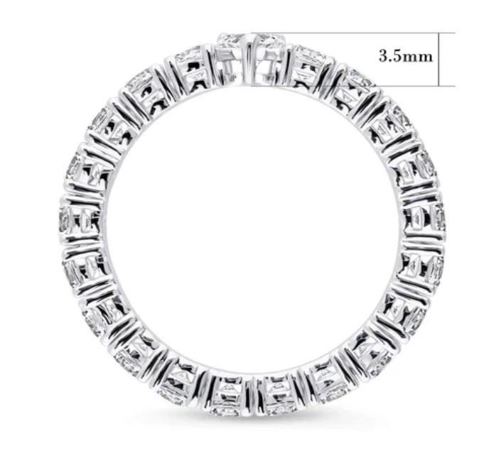 Solitaire 0.25ct Heart CZ Ring in Sterling Silver
