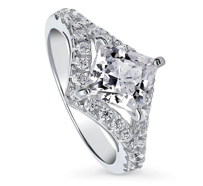 CZ Ring in Sterling Silver