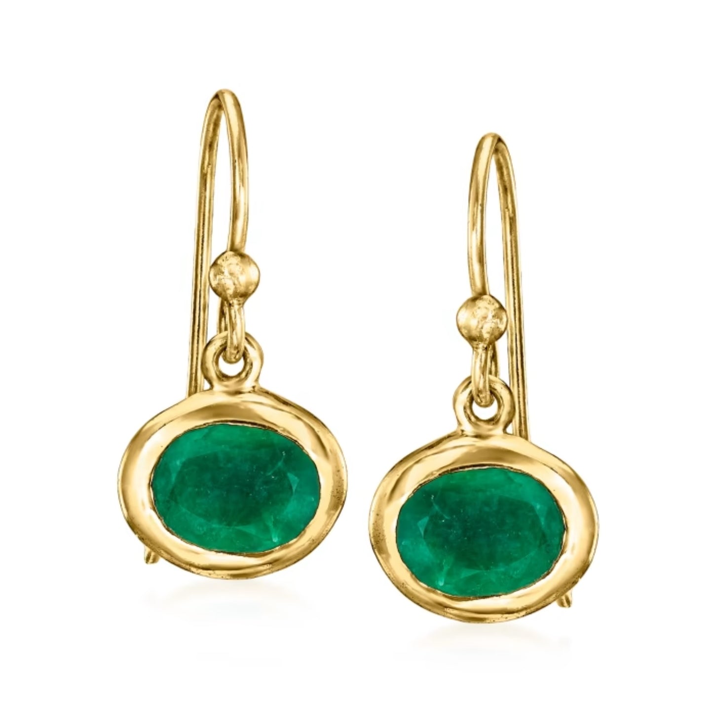 10.00 ctw Multi-Gemstone Jewelry Set: Three Pairs of Drop Earrings in 18kt Gold Over Sterling