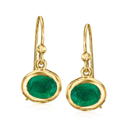 10.00 ctw Multi-Gemstone Jewelry Set: Three Pairs of Drop Earrings in 18kt Gold Over Sterling