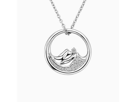 Diamond Mountain Range Pendant Luxe Style 1/6 ctw