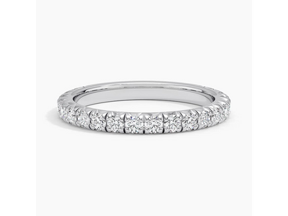 Radiant Reverie 5/8 ctw French Pave Diamond Band