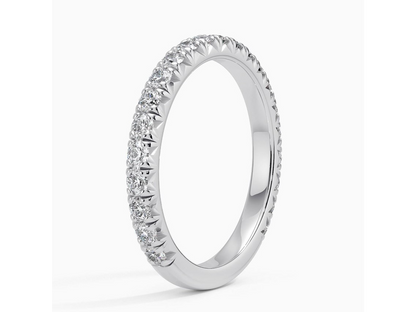 Radiant Reverie 5/8 ctw French Pave Diamond Band