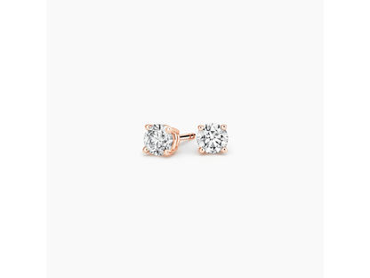 Timeless Elegance Round Diamond Stud Earrings 1/4 ctw