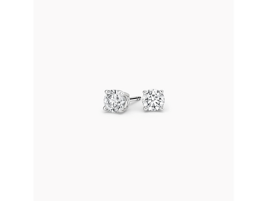Round Diamond Stud Earrings (1/4 ctw)