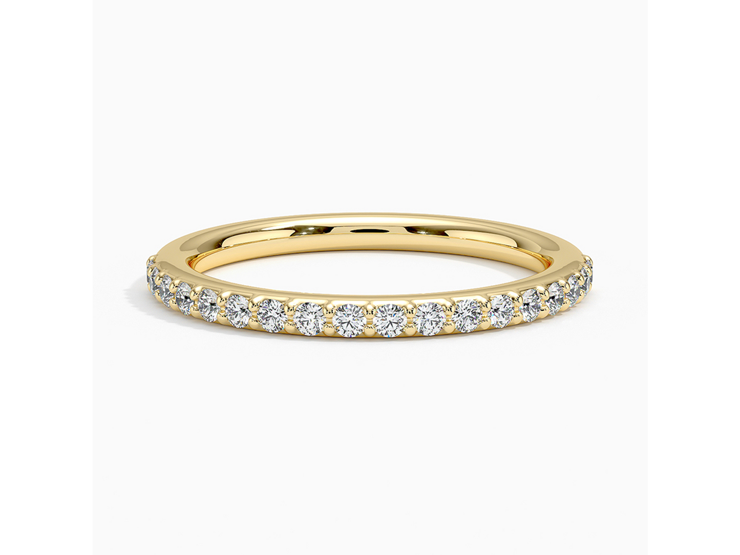 Radiant Glow 18K Yellow Gold Lab Diamond Ring 1/4 ctw
