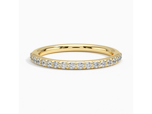 Radiant Glow 18K Yellow Gold Lab Diamond Ring 1/4 ctw
