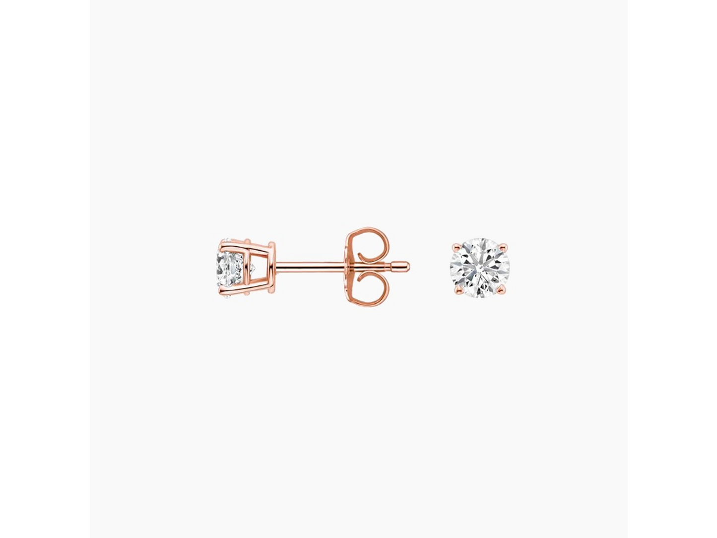 Timeless Elegance Round Diamond Stud Earrings 1/4 ctw