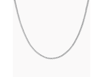 Radiant Brilliance 5 1/2 ctw Diamond Tennis Necklace