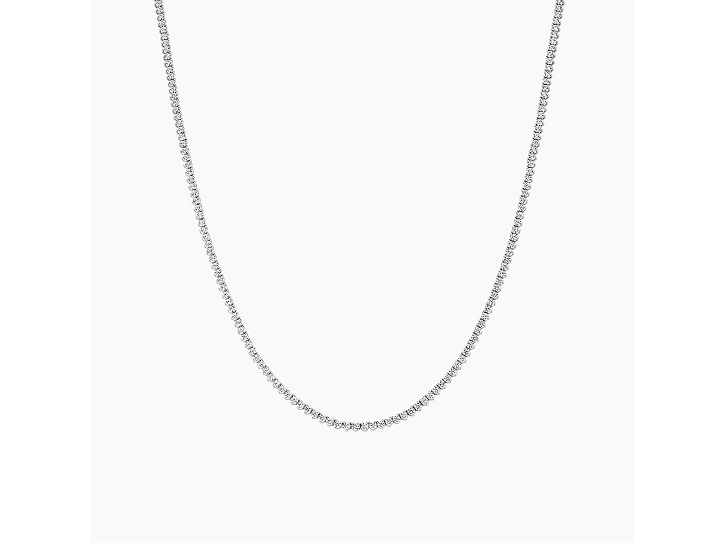 Radiant Brilliance 5 1/2 ctw Diamond Tennis Necklace