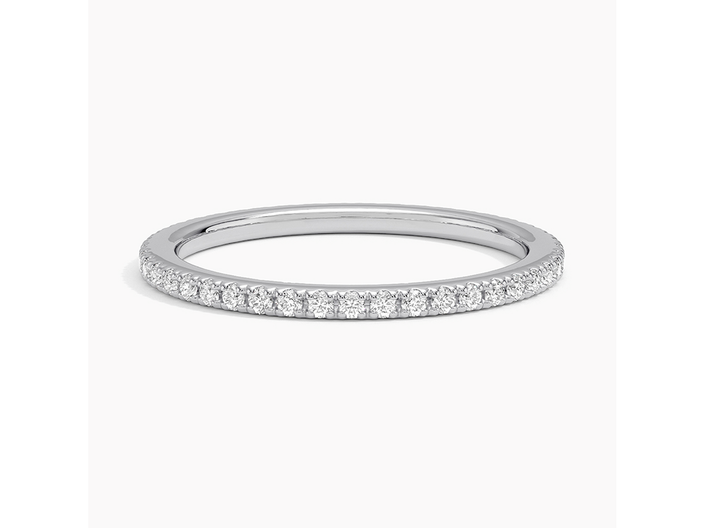 Petite Elegance 1/3 ctw Scalloped Pavé Diamond Ring