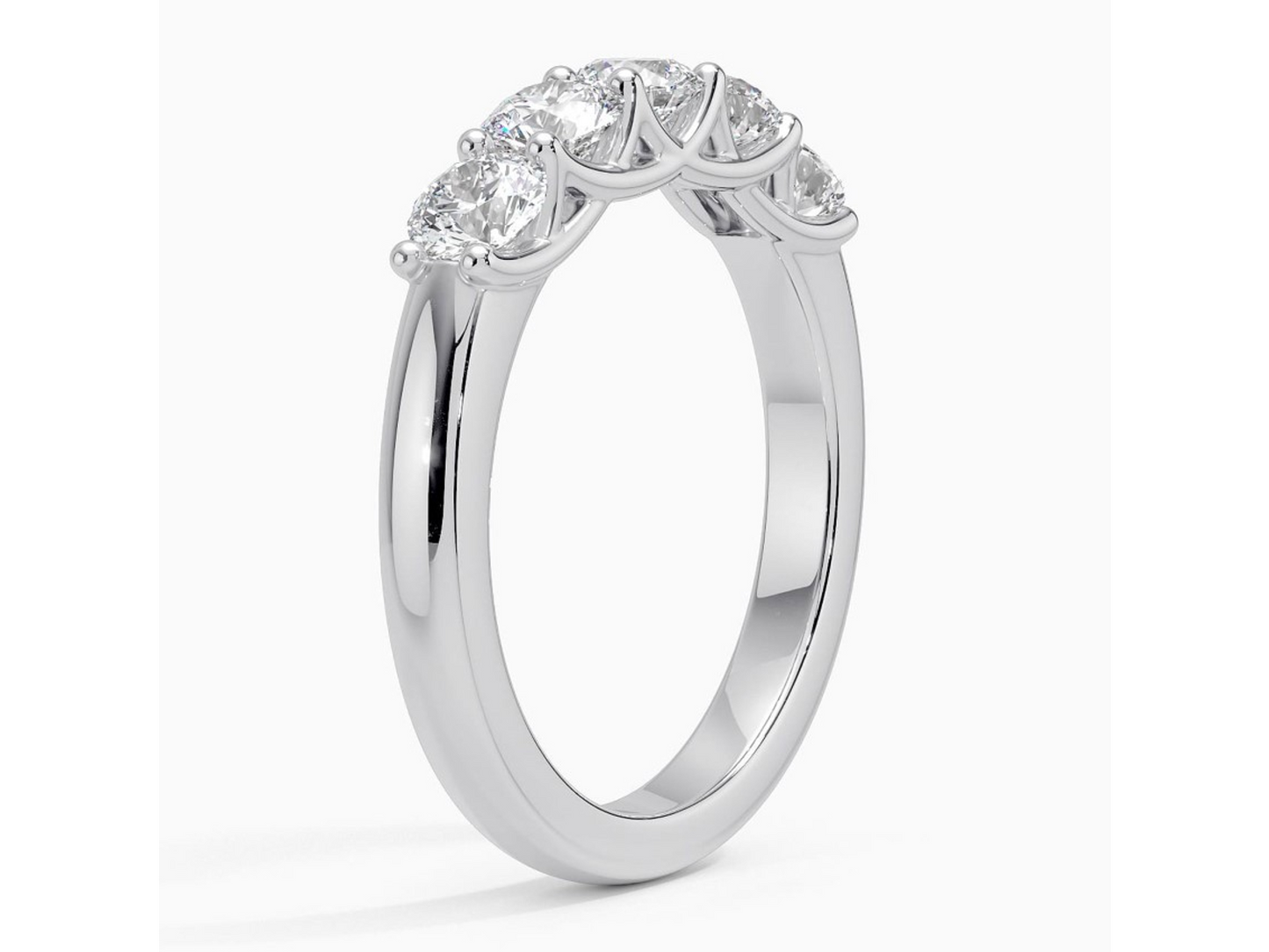 Timeless Harmony 18K White Gold Lab Diamond Ring 1 ctw
