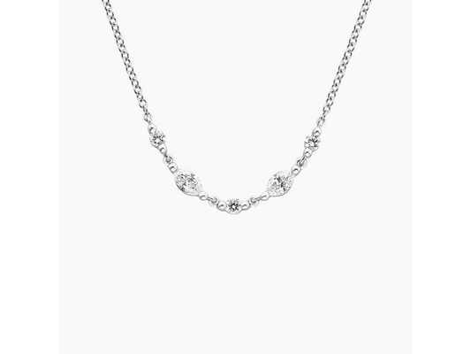 Versailles Brilliance 18K White Gold Diamond Pendant