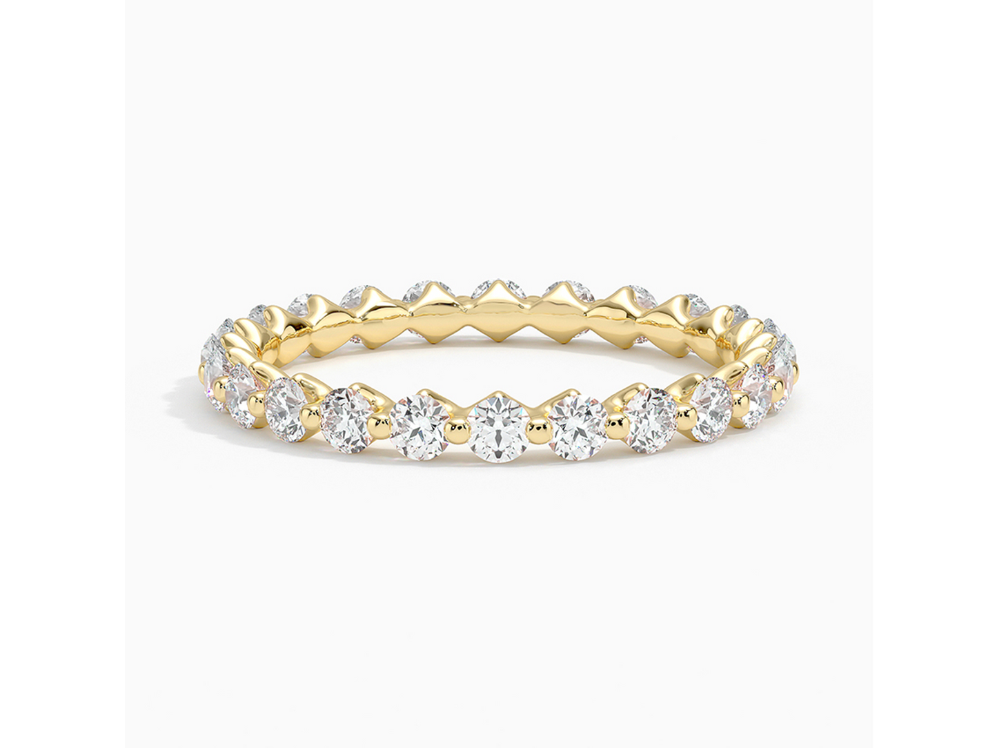Spectacular Sparkle 1 ctw Lab Diamond Eternity Wedding ring