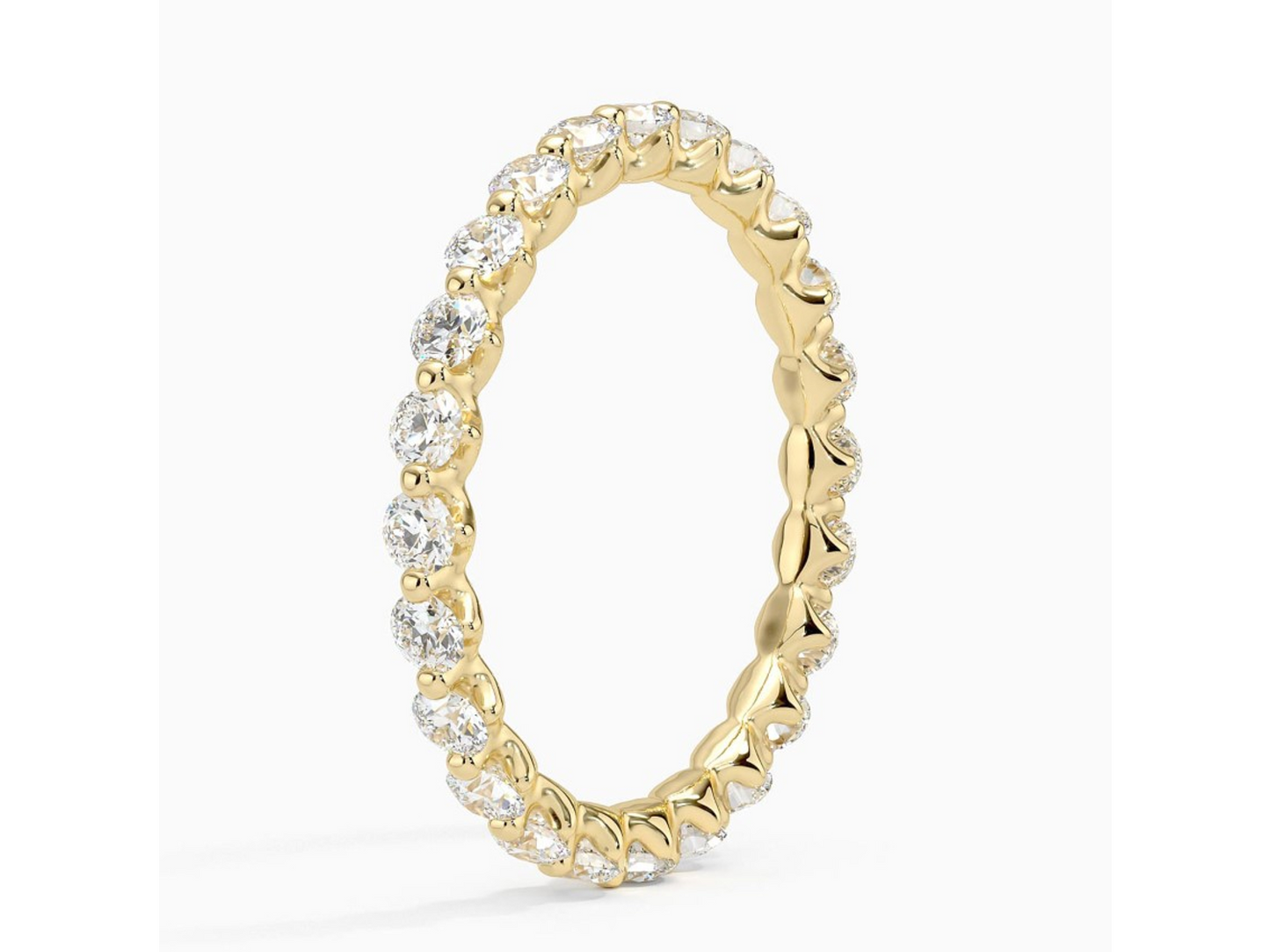 Spectacular Sparkle 1 ctw Lab Diamond Eternity Wedding ring