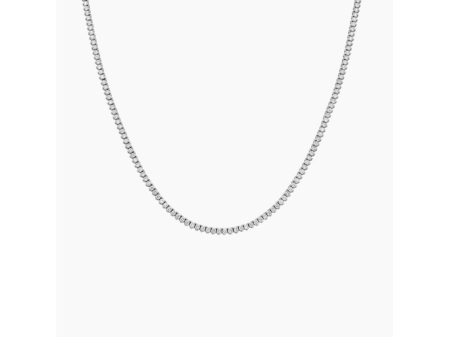 Elegant Brilliance 3 ctw Lab Diamond Tennis Necklace