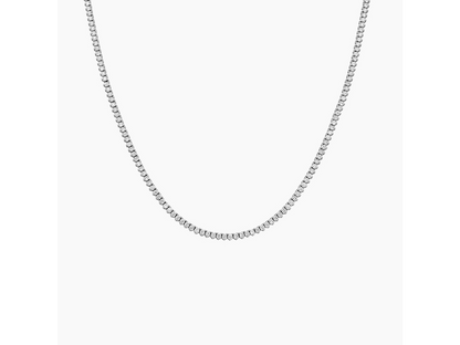 Elegant Brilliance 3 ctw Lab Diamond Tennis Necklace