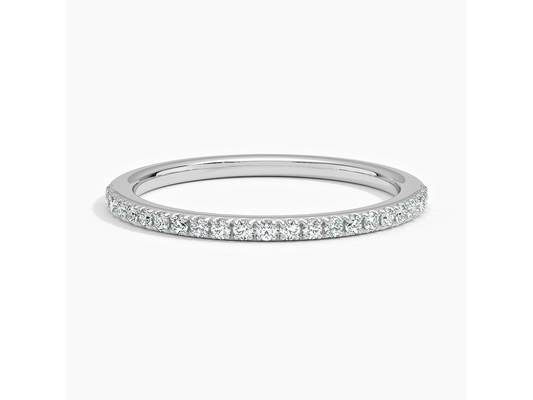 Petite Scallop Sparkle 1/6 ctw Diamond Ring
