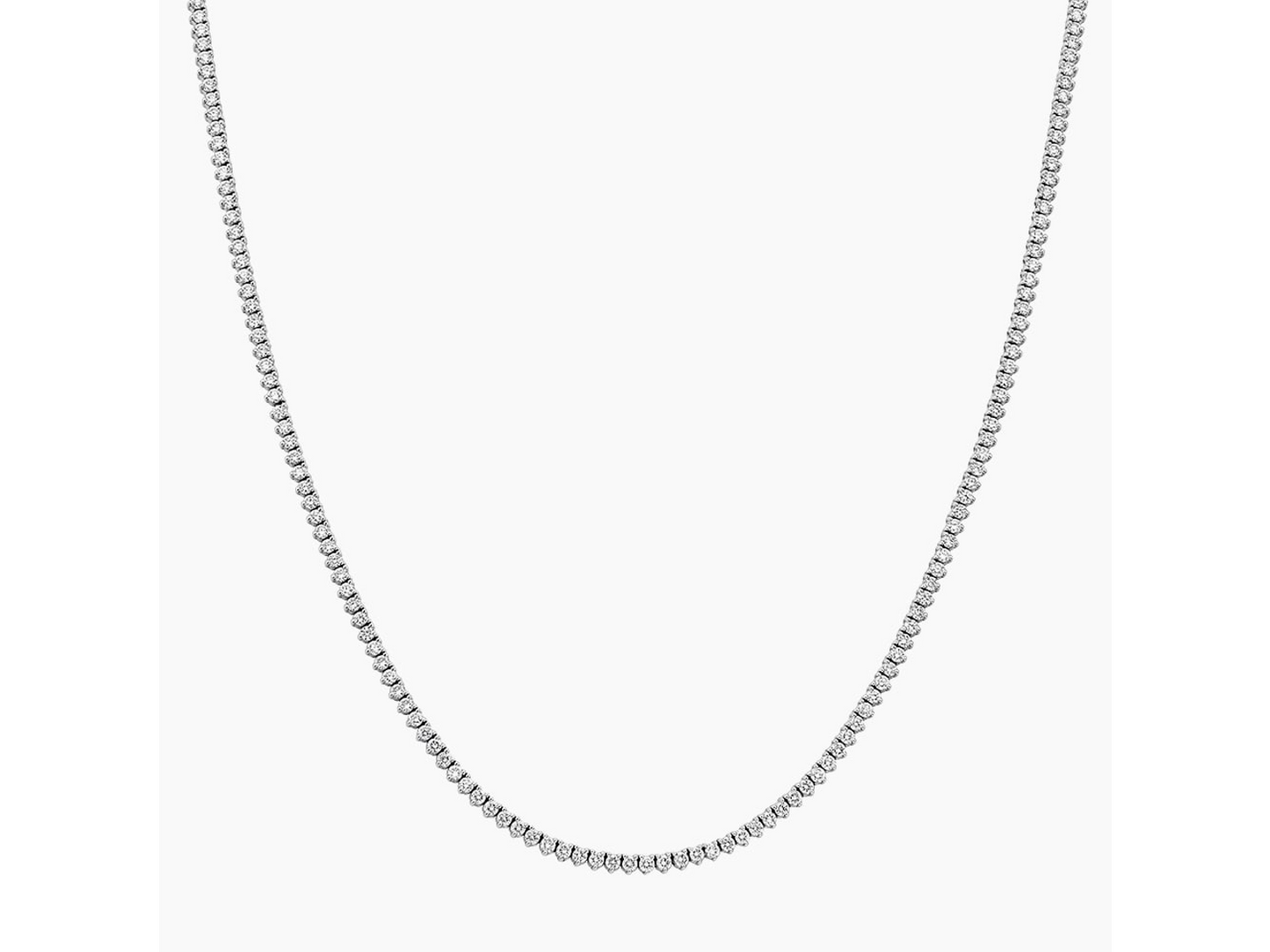 Elegant Brilliance 3 ctw Lab Diamond Tennis Necklace
