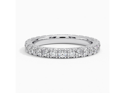 Sparkling Serenity 1 ctw French Pavé Lab Diamond Eternity Band