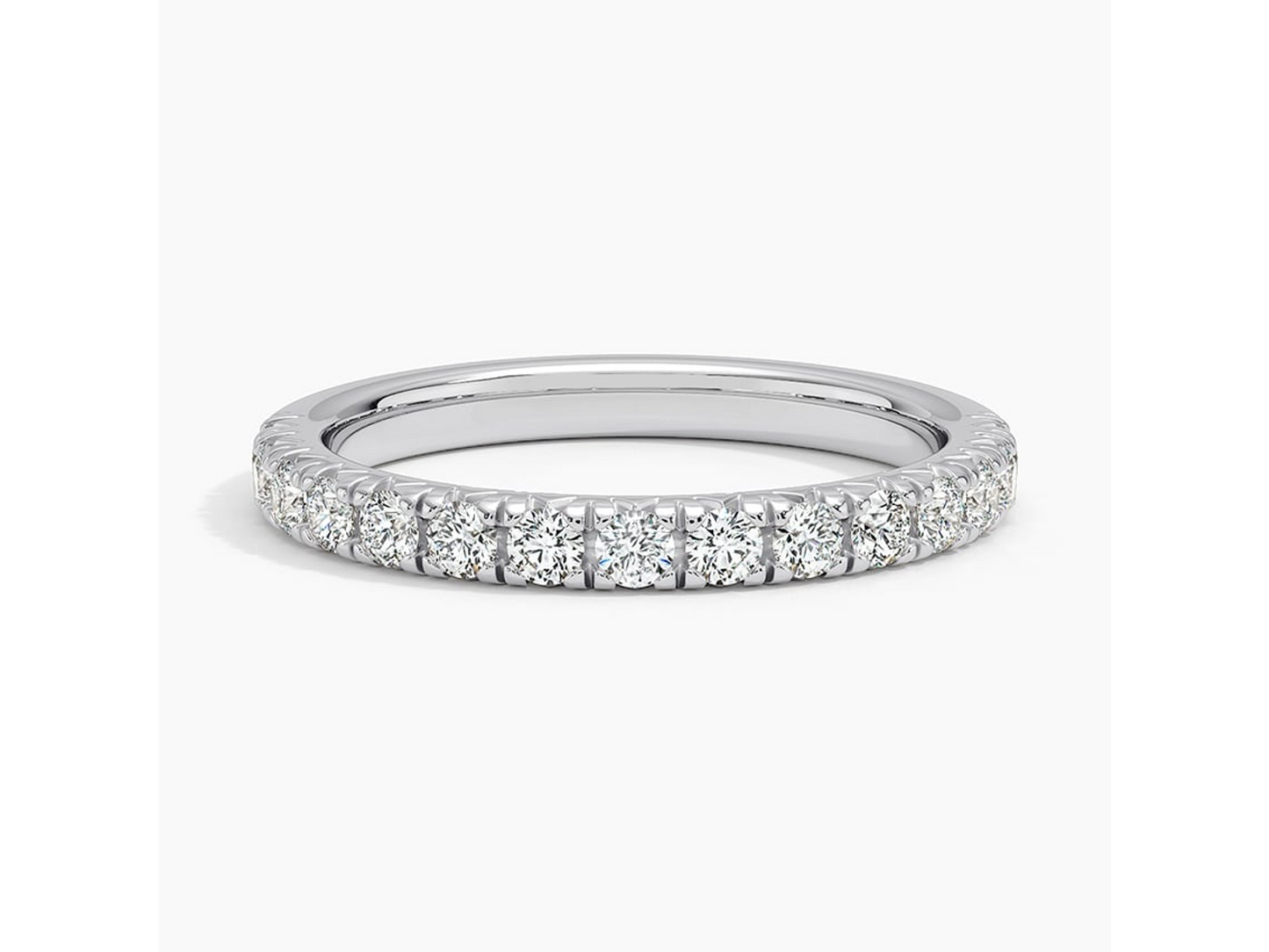 Glowing Elegance 1/2 ctw French Pavé Diamond Ring