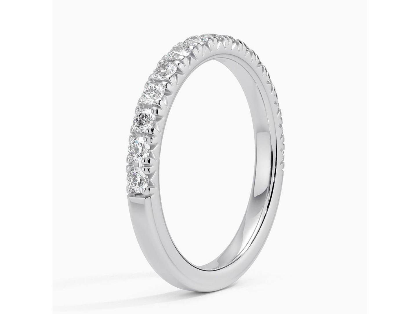 Glowing Elegance 1/2 ctw French Pavé Diamond Ring