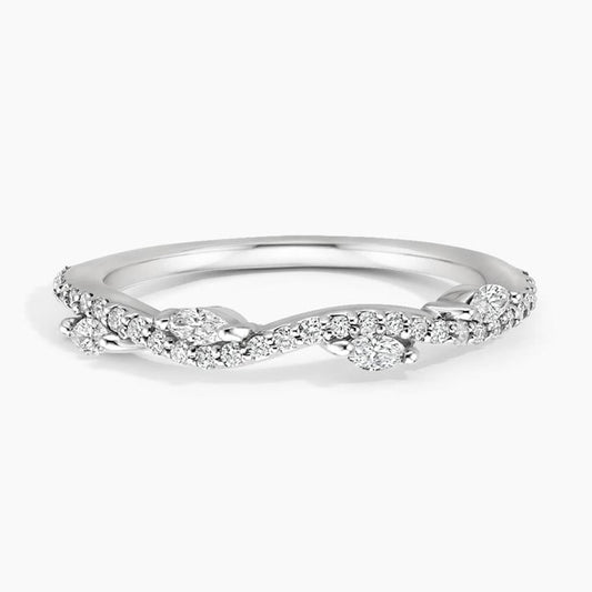 Nature's Embrace 1/4 ctw Diamond Vine Ring