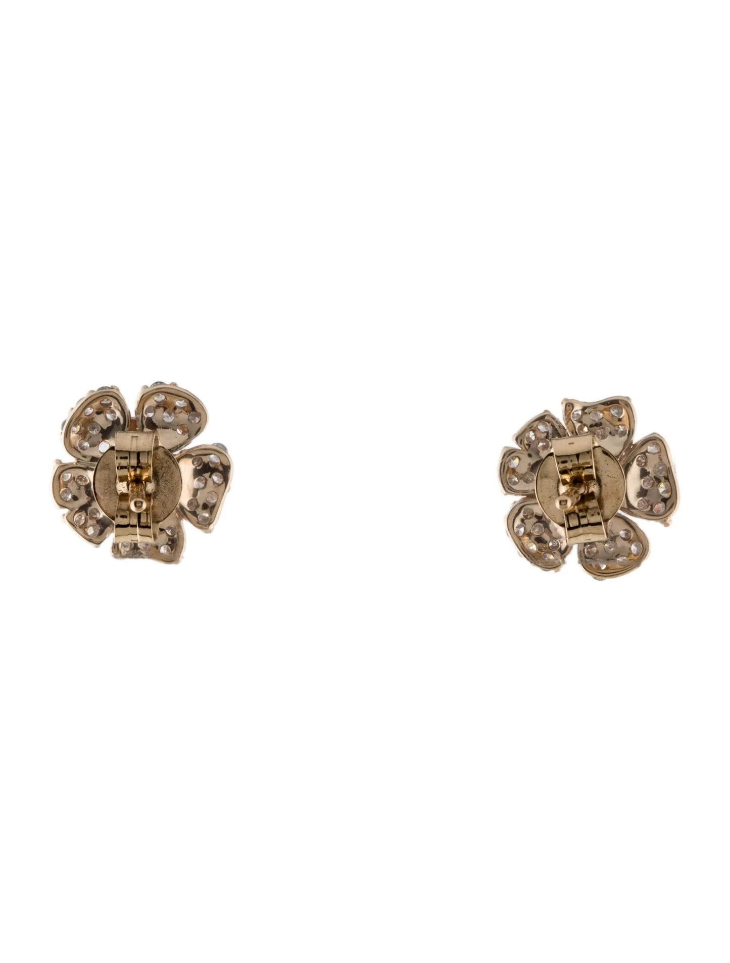 14K Diamond Stud Earrings