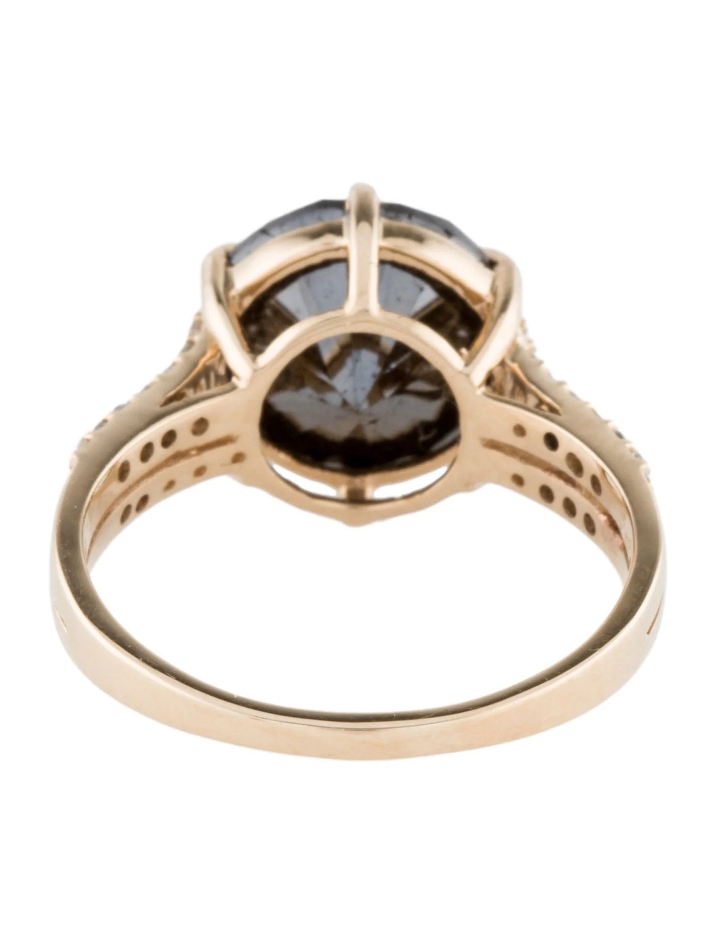 14K 5.38ctw Diamond Cocktail Ring