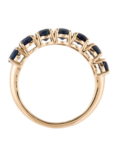 14K 3.88ctw Sapphire Band