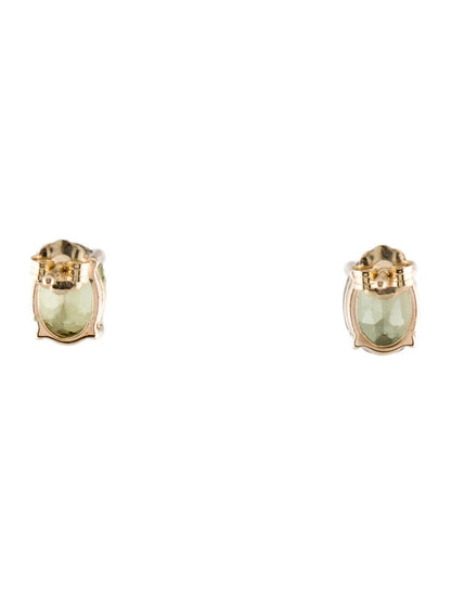 14K 2.54ctw Tourmaline Stud Earrings