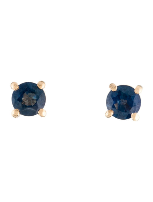 14K Sapphire Stud Earrings