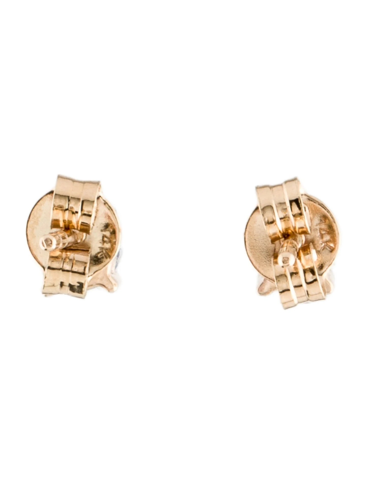 14K Sapphire Stud Earrings